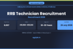 RRB Technician Recruitment 2026 Notification Banner – agrijob.in