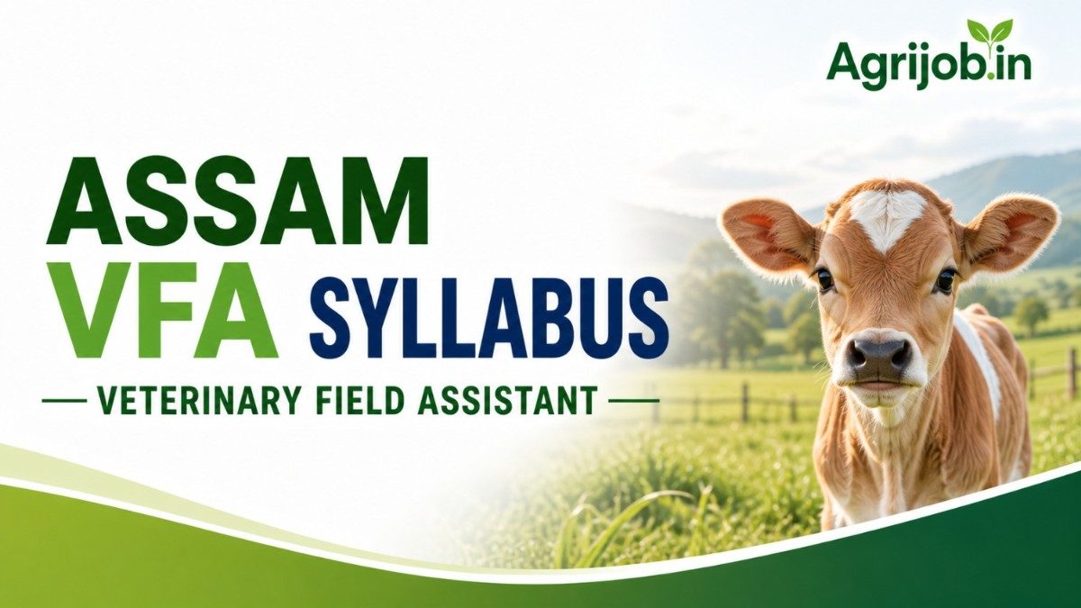 Assam VFA Syllabus 2026