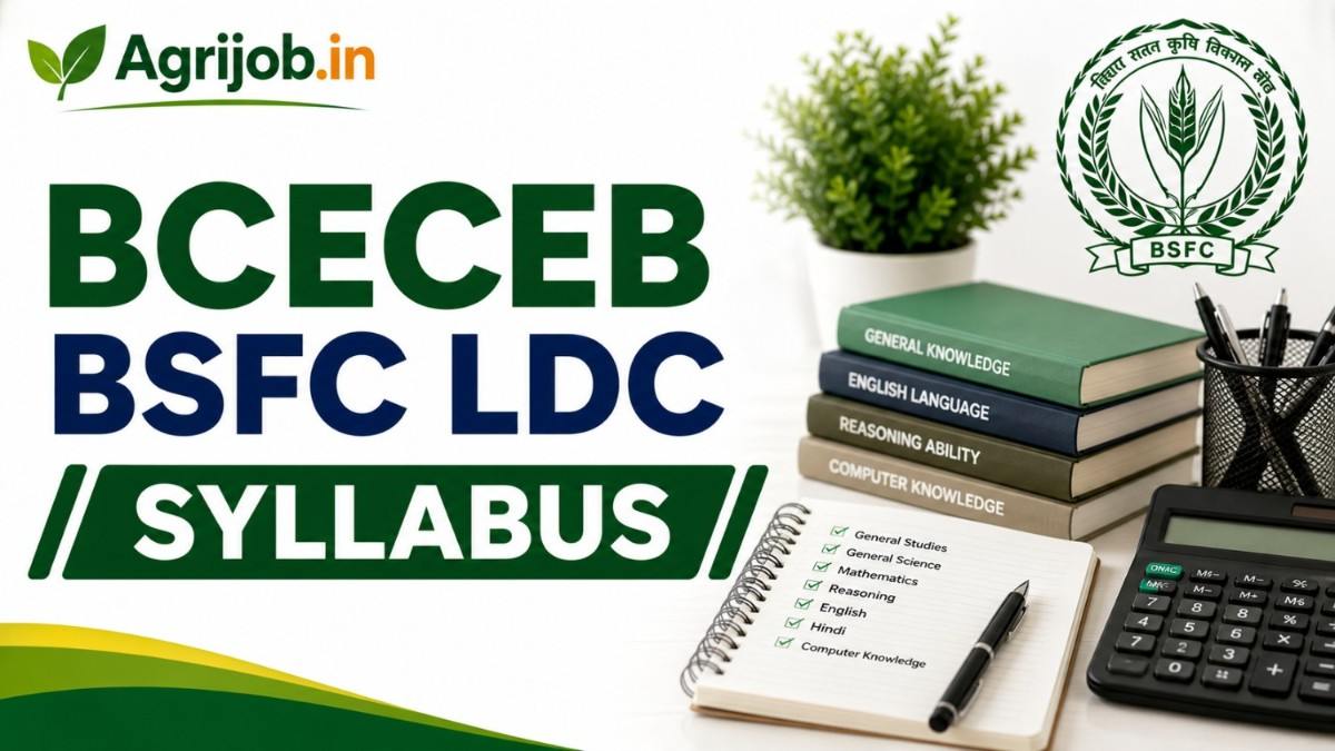 BCECEB BSFC LDC Syllabus