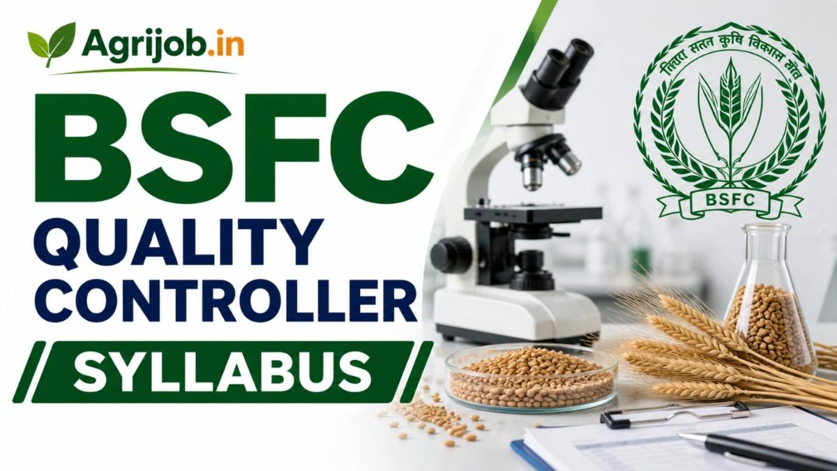 BSFC Quality Controller Syllabus