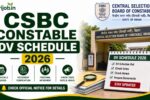 CSBC Constable DV Schedule 2026