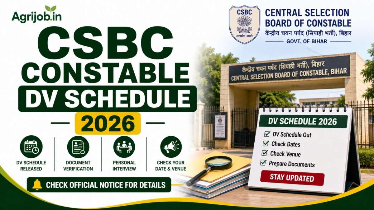 CSBC Constable DV Schedule 2026