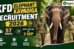 KFD Elephant Kavadiga Recruitment 2026 – 57 Posts, Apply Offline by 3 Sep