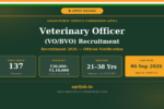 APSC Veterinary Officer Recruitment 2026 Notification Banner – agrijob.in