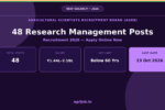 ASRB RMP Recruitment 2026 Notification Banner – agrijob.in