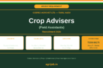 Godrej Agrovet Crop Adviser Recruitment 2026 Notification Banner – agrijob.in
