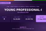 ICAR DOGR Young Professional Recruitment 2026 Notification Banner – agrijob.in