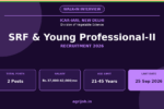 ICAR IARI SRF Recruitment 2026 Notification Banner – agrijob.in
