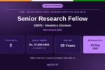 ICAR IARI SRF Recruitment 2026 Notification Banner - agrijob.in