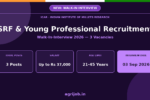 ICAR IIMR SRF Recruitment 2026 Notification Banner – agrijob.in