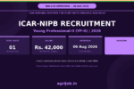 ICAR NIPB Recruitment 2026 Notification Banner – agrijob.in