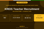 KREIS Teacher Recruitment 2026 Notification Banner – agrijob.in