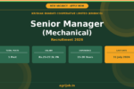 KRIBHCO Senior Manager Mechanical Recruitment 2026 Notification Banner – agrijob.in