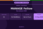 MANAGE Fellow Recruitment 2026 Notification Banner – agrijob.in
