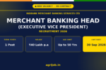 Merchant Banking Head Recruitment 2026 Notification Banner – agrijob.in