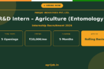 Parijat R&D Intern Recruitment 2026 Notification Banner – agrijob.in