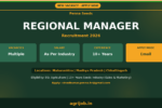 Penna Seeds Regional Manager Recruitment 2026 Notification Banner – agrijob.in