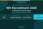 WII Recruitment 2026 Notification Banner - agrijob.in