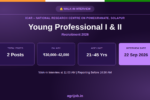 Young Professional Recruitment 2026 Notification Banner – agrijob.in