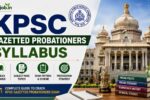 KPSC Gazetted Probationers Syllabus