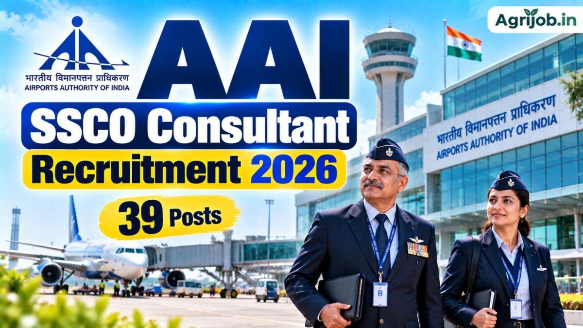 AAI SSCO Consultant Recruitment 2026