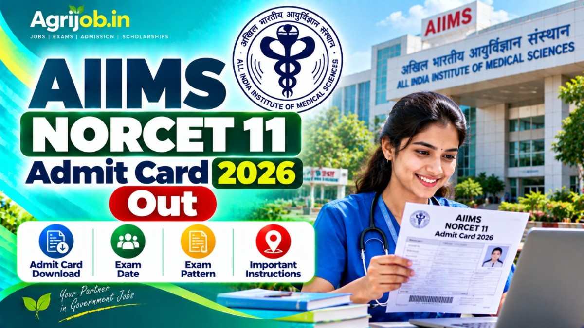 AIIMS NORCET 11 Admit Card 2026 Out