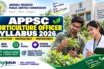 APPSC Horticulture Officer Syllabus 2026