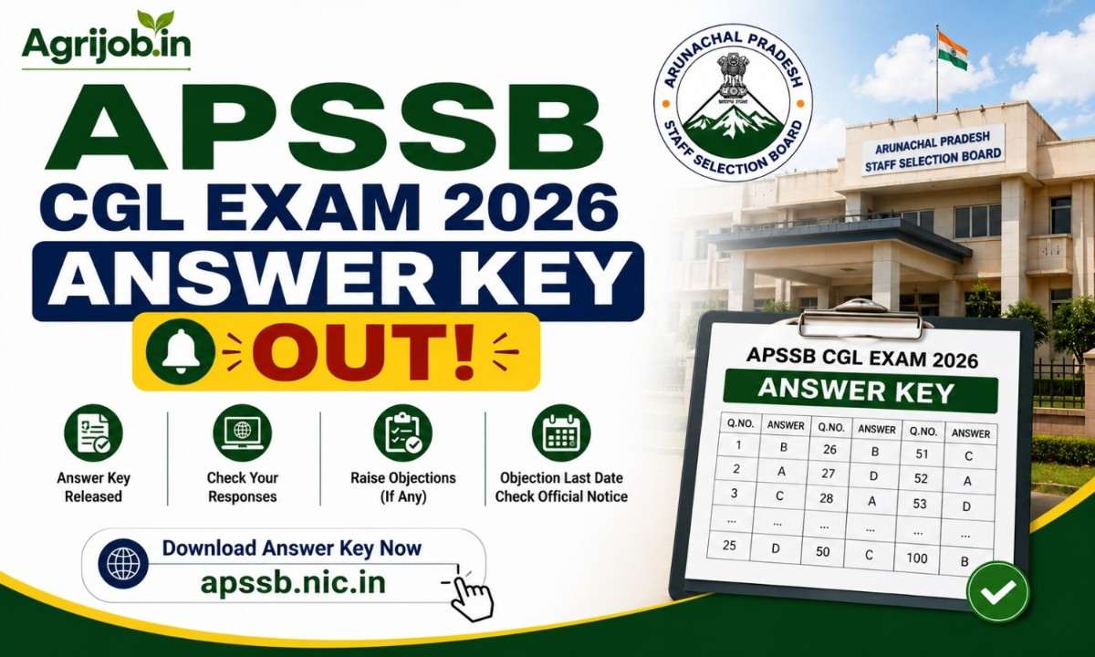 APSSB CGL Answer Key 2026 Out