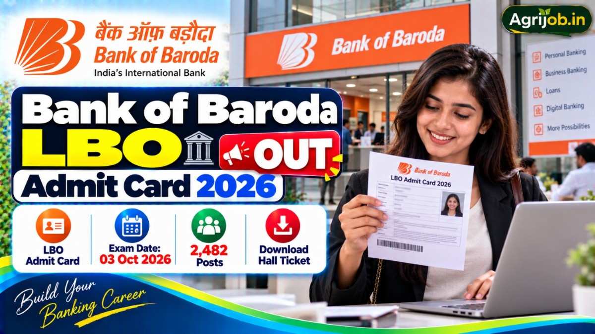 Bank of Baroda LBO Admit Card 2026 Out