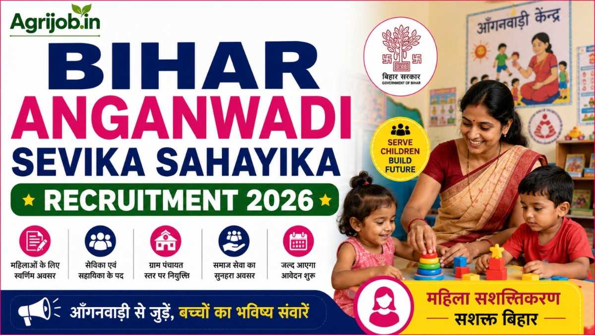 Bihar Anganwadi Sevika Sahayika Recruitment