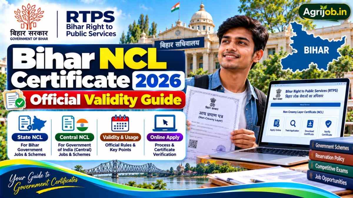 Bihar NCL Certificate 2026 – Official Validity Guide