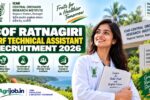 COF Ratnagiri SRF Technical Assistant Recruitment 2026