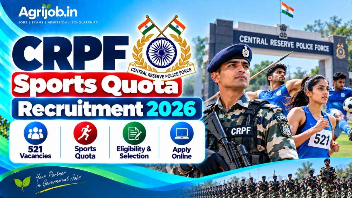 CRPF Sports Quota Recruitment 2026