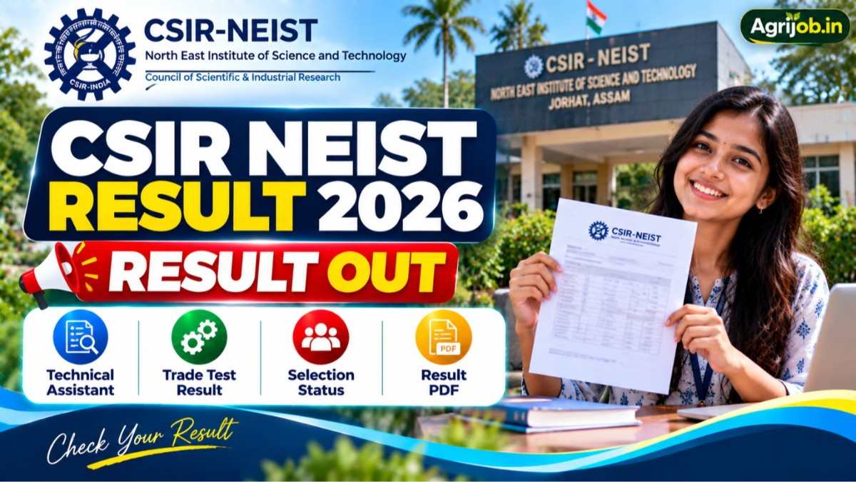 CSIR NEIST Result 2026 Out