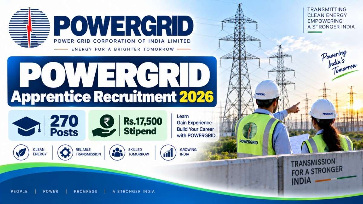 POWERGRID Apprentice Recruitment 2026