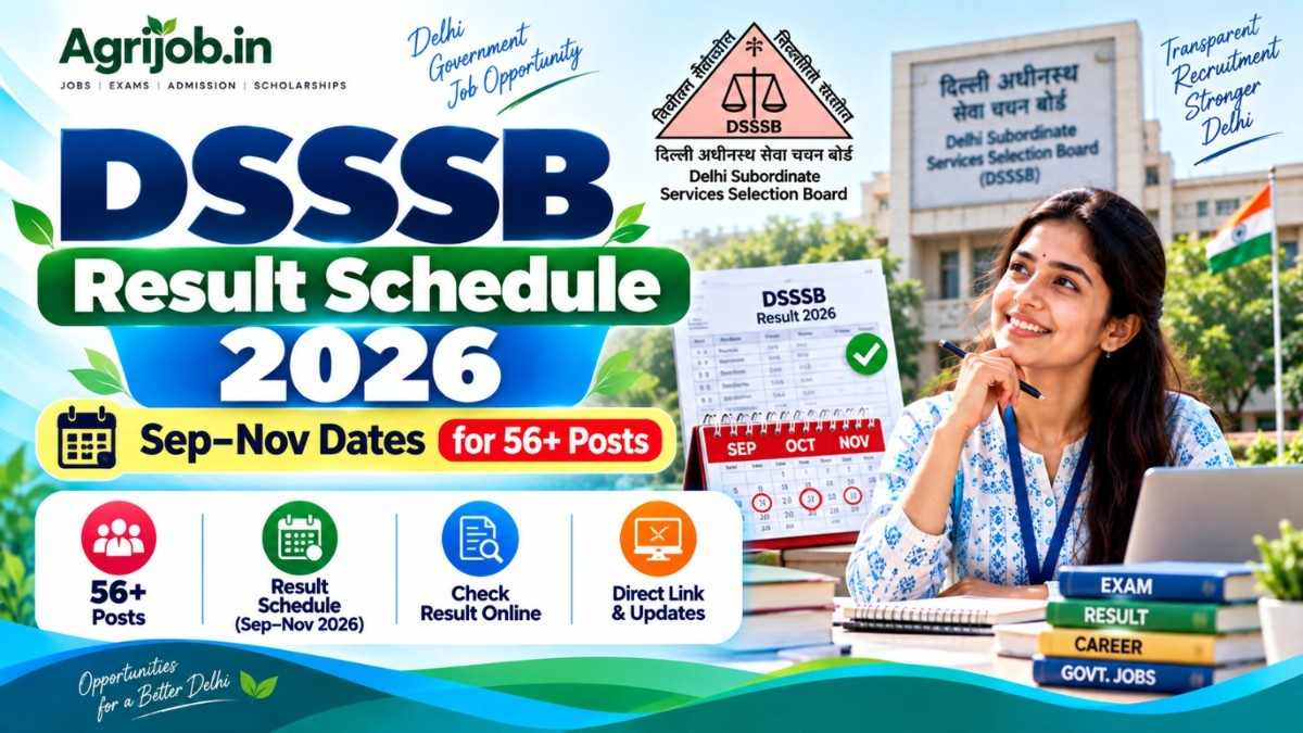 DSSSB Result Schedule 2026 – Sep-Nov Dates for 56+ Posts