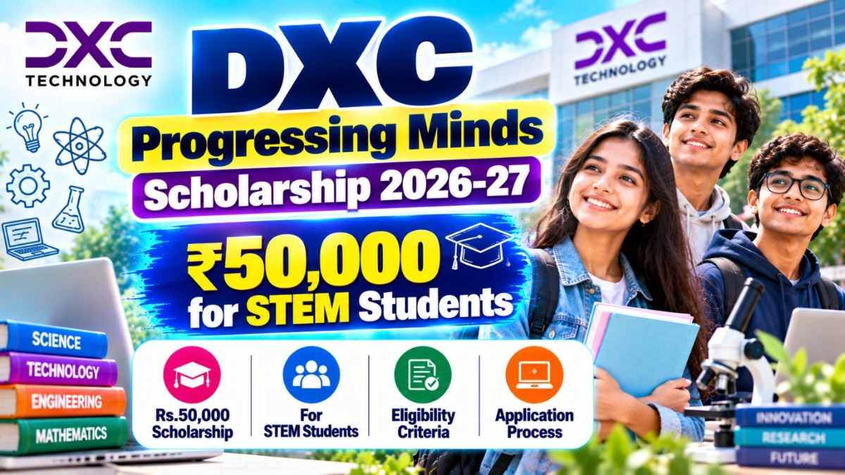 DXC Progressing Minds Scholarship 2026-27