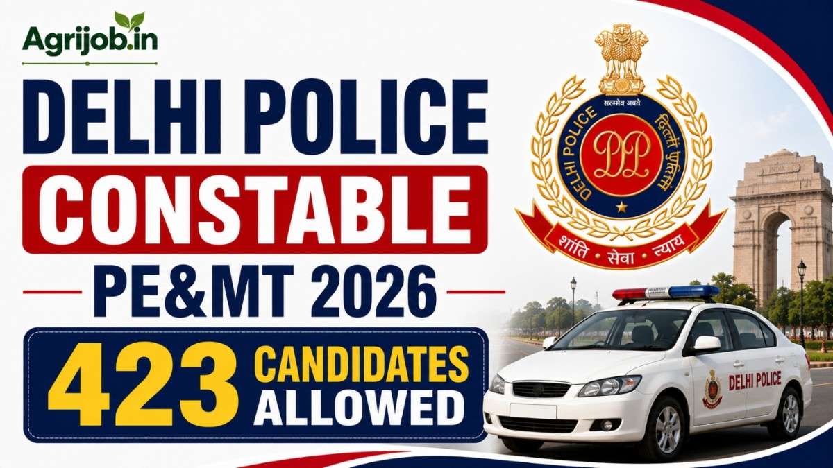 Delhi Police Constable PE&MT 2026 – 423 Candidates Allowed