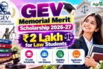 GEV Memorial Merit Scholarship 2026-27