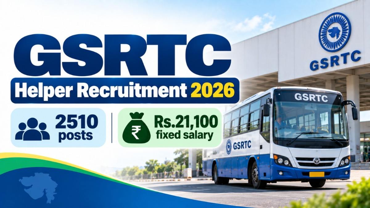 GSRTC Helper Recruitment 2026