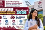 GSSSB Research Assistant Statistical Assistant Recruitment 2026