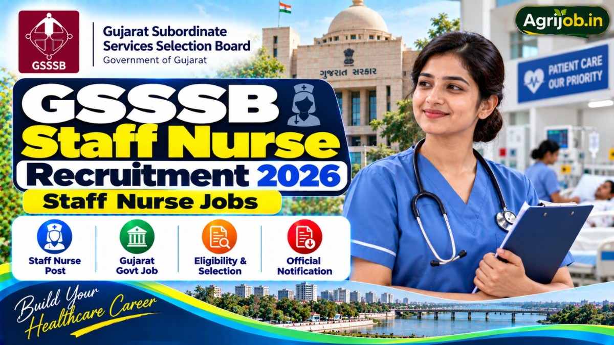GSSSB Staff Nurse Recruitment 2026