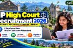 HP High Court Recruitment 2026