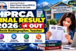 HPRCA Final Result 2026 – Check Radiographer, Teacher
