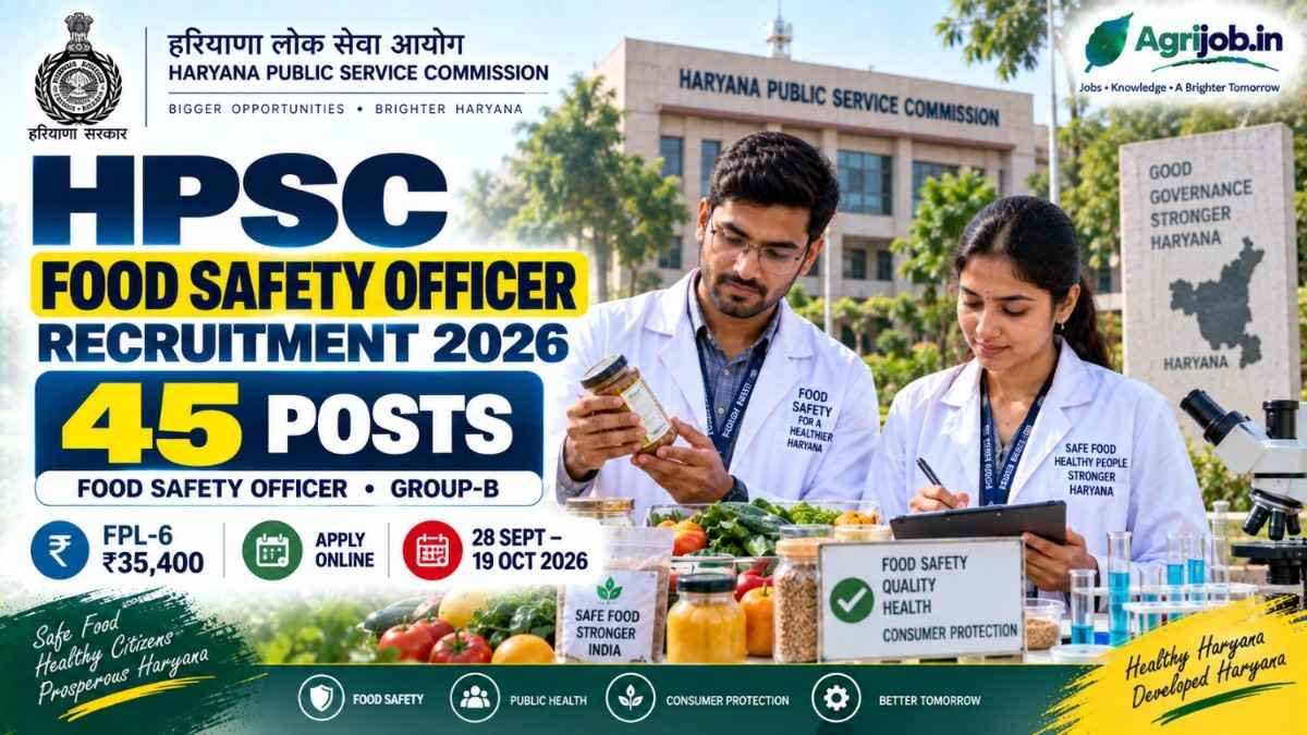 HPSC Food Safety Officer Recruitment 2026