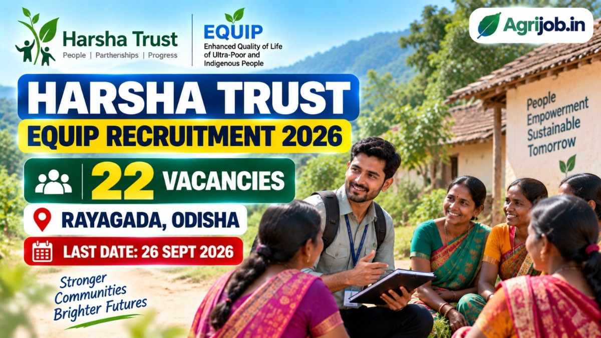 Harsha Trust EQUIP Recruitment 2026