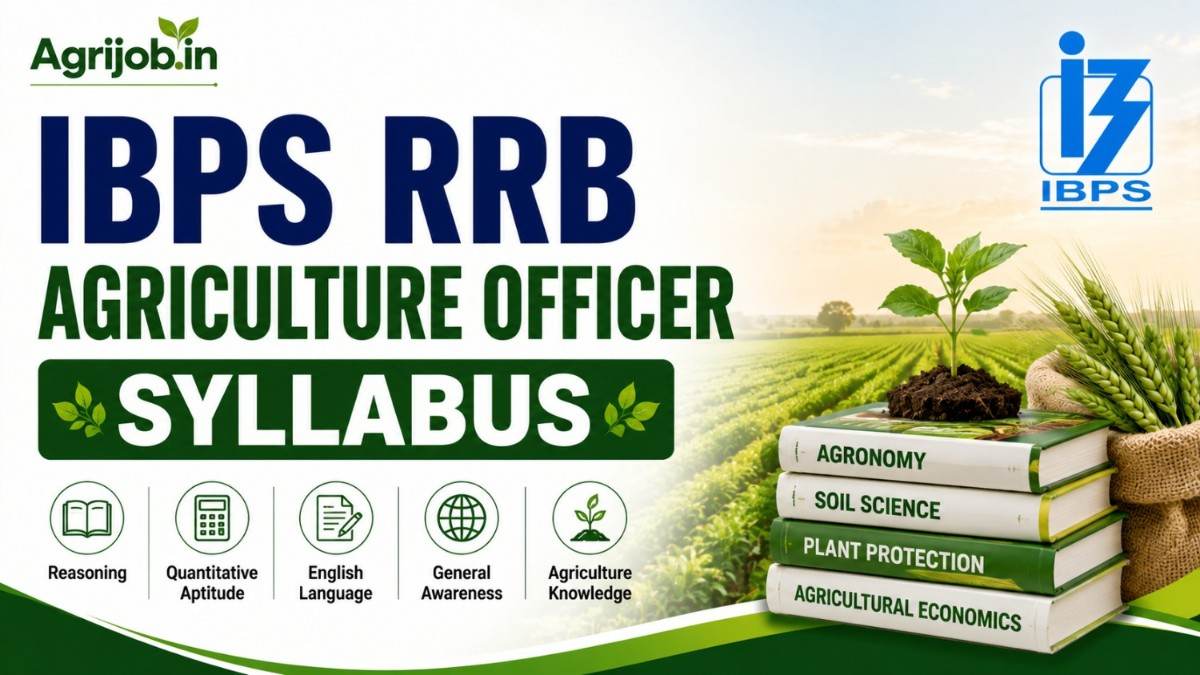 IBPS RRB Agriculture Officer Syllabus