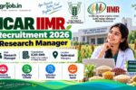 ICAR IIMR Recruitment 2026 – Research Manager