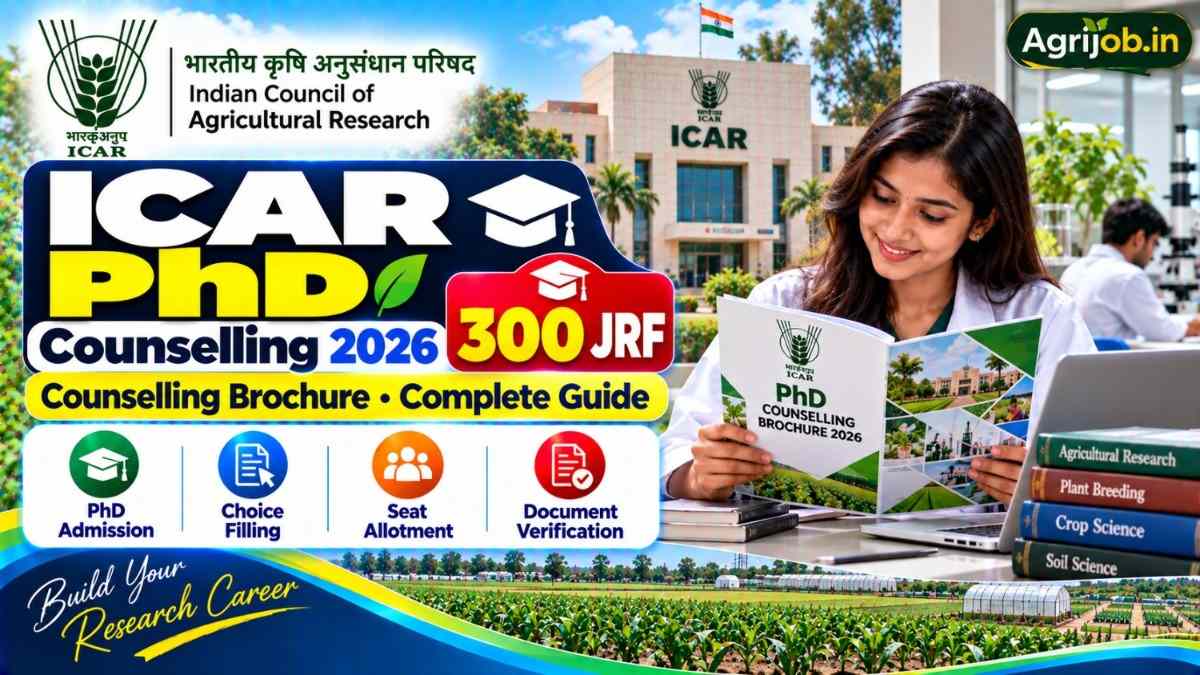ICAR PhD Counselling Brochure 2026