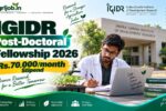 IGIDR Post-Doctoral Fellowship 2026
